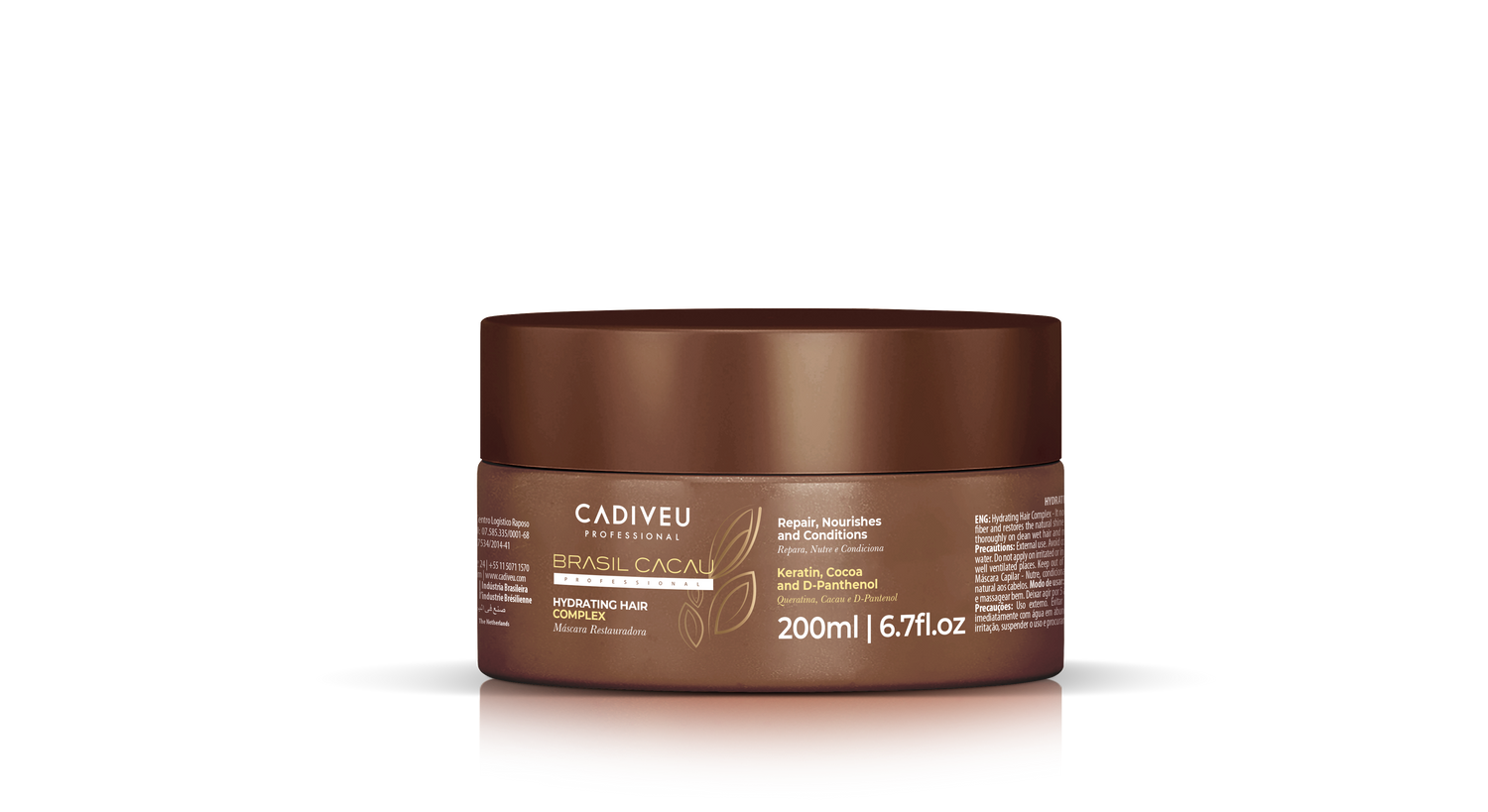 Repair Mask Hydrating Hair Complex 200mL | Brasil Cacau